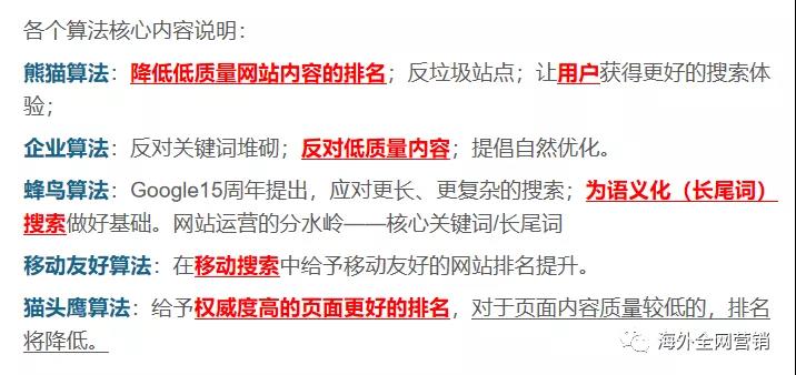 外贸网站运营新趋势之Google算法